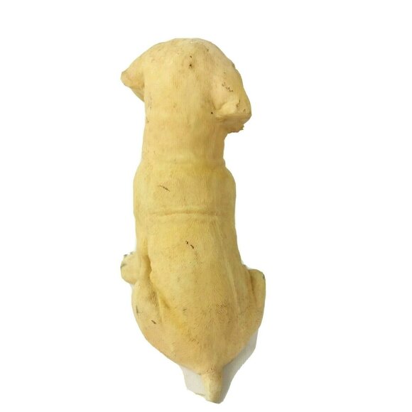 Yellow Lab Puppy Dog Figurine Resin Room Shelf Decor 5.25" - Picture 3 of 6